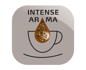Funkcija „intenseAroma“ gali būti pasirinkta vietoje įprasto  išankstinio pupelių sudrėkinimo proceso. Gaunamas intensyvus kavos skonis - be poreikio keisti kavos ir naudojamo vandens kiekį. Ši funkcija gali būti naudojama visiems kavos receptams.
